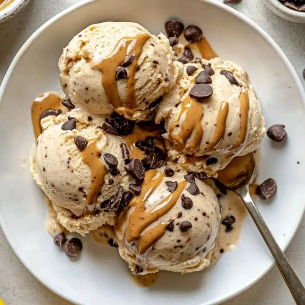 Healthy Peanut Butter Banana Cottage Cheese Ice Cream